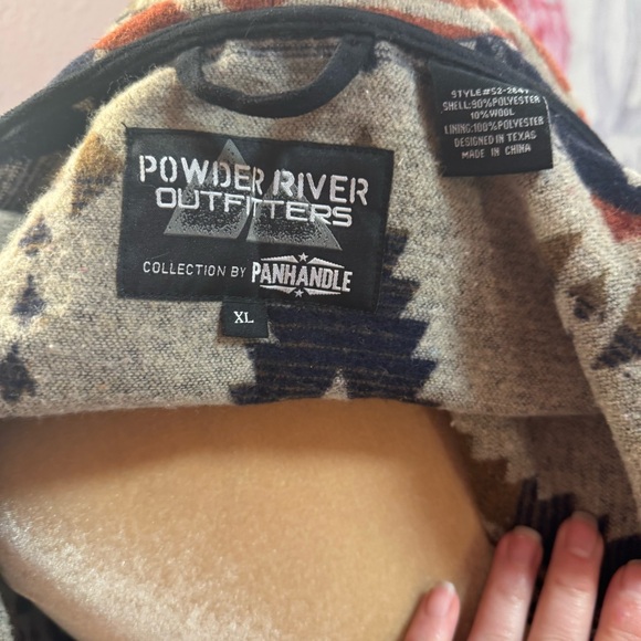 Boho Fringe Open Front Jacket - Multicolor Aztec - Picture 7 of 7